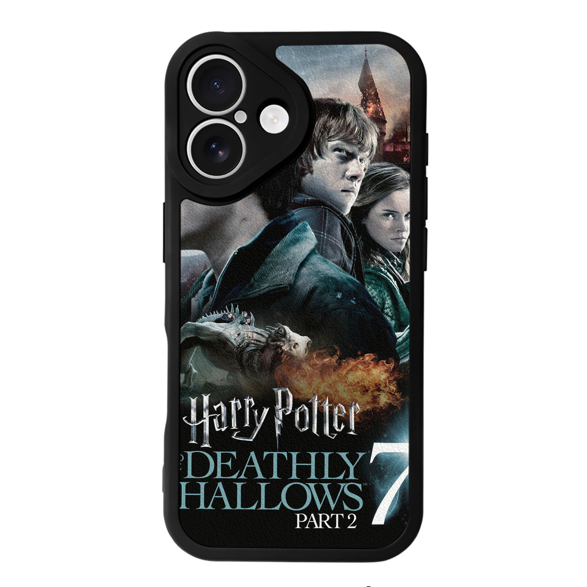 （画像用） Harry Potter ハリー・ポッターシリーズ 【iPhone 16シリーズ対応】シリコンスマホケース（レザー調） 材質：シリコン